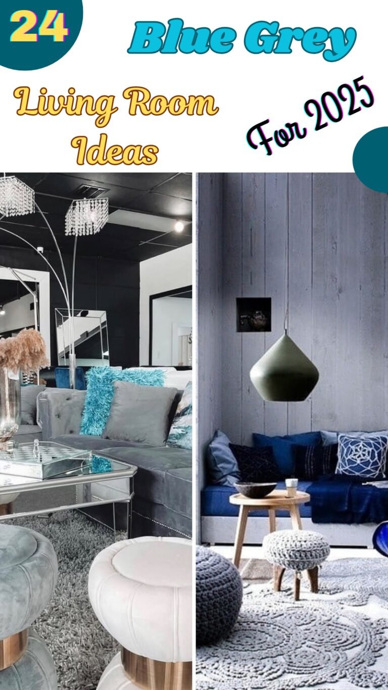 24 Blue Grey Living Room Ideas For 2025