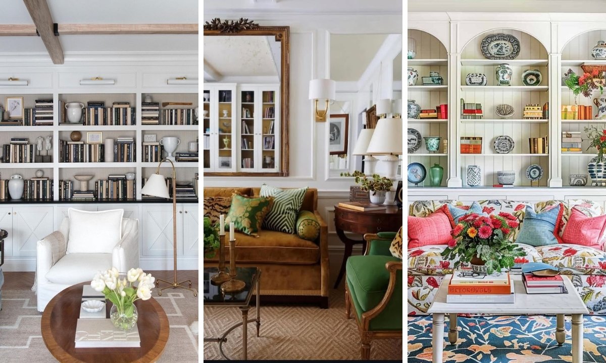 24 Bookshelf Styling Living Room Ideas For 2025