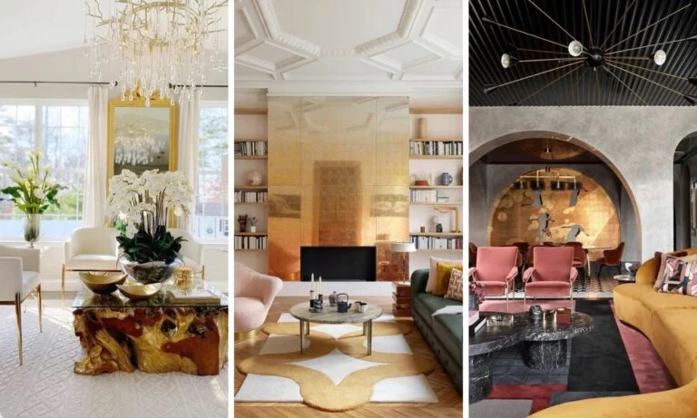 25 Gold Living Room Ideas For 2025